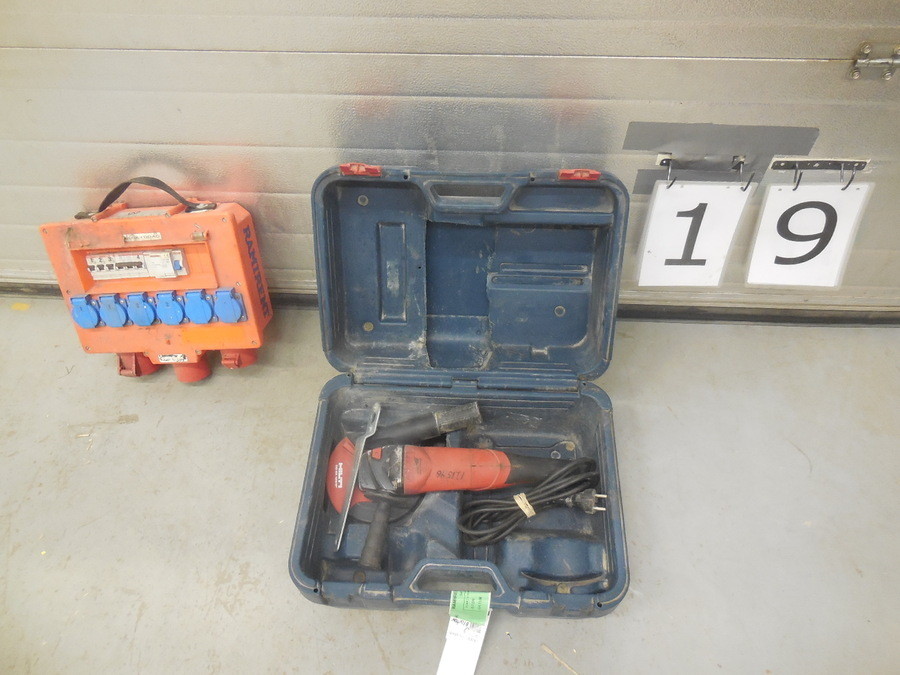 VÄGGSLIPMASKIN EL & KABELSKÅP 400 A