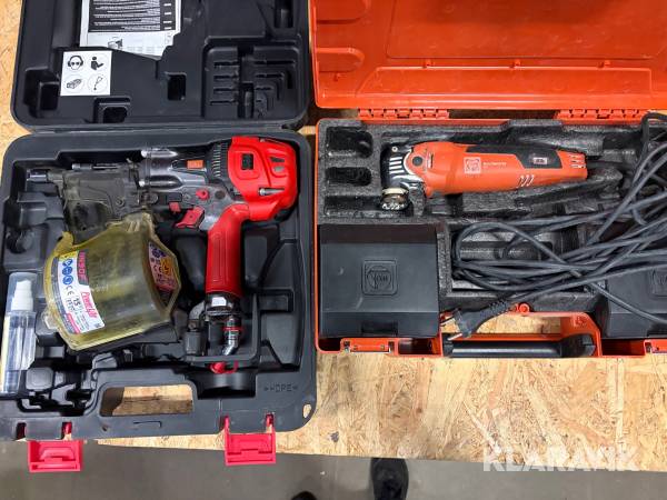 Spikverktyg 1 st och multimaskin 1 st Max / Fein HN 90F / MultiMaster AMM 500 Plus