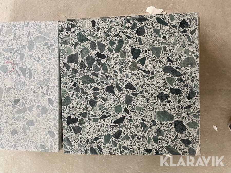 Terrazzoplattor 600x600mm 25 kvm