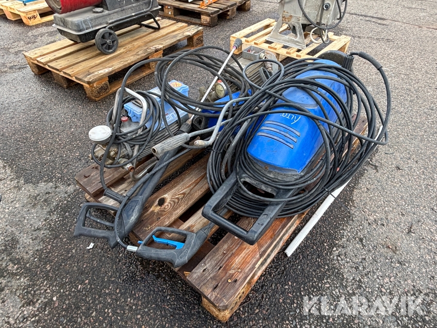 Högtryckstvättar Kränzle, Alto, Nilfisk & Ganz 4st
