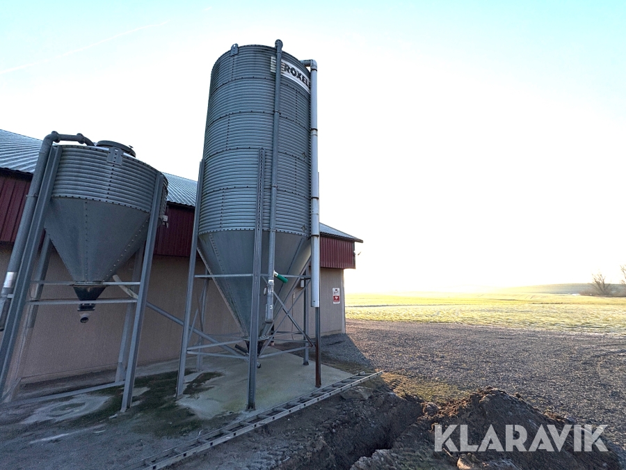 Silo Roxell med inmatningsskruv och motor 1st