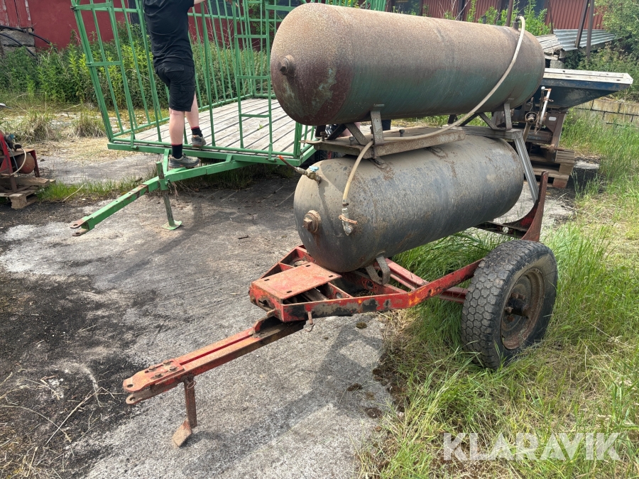 Kompressortankar - Dubbla på vagn