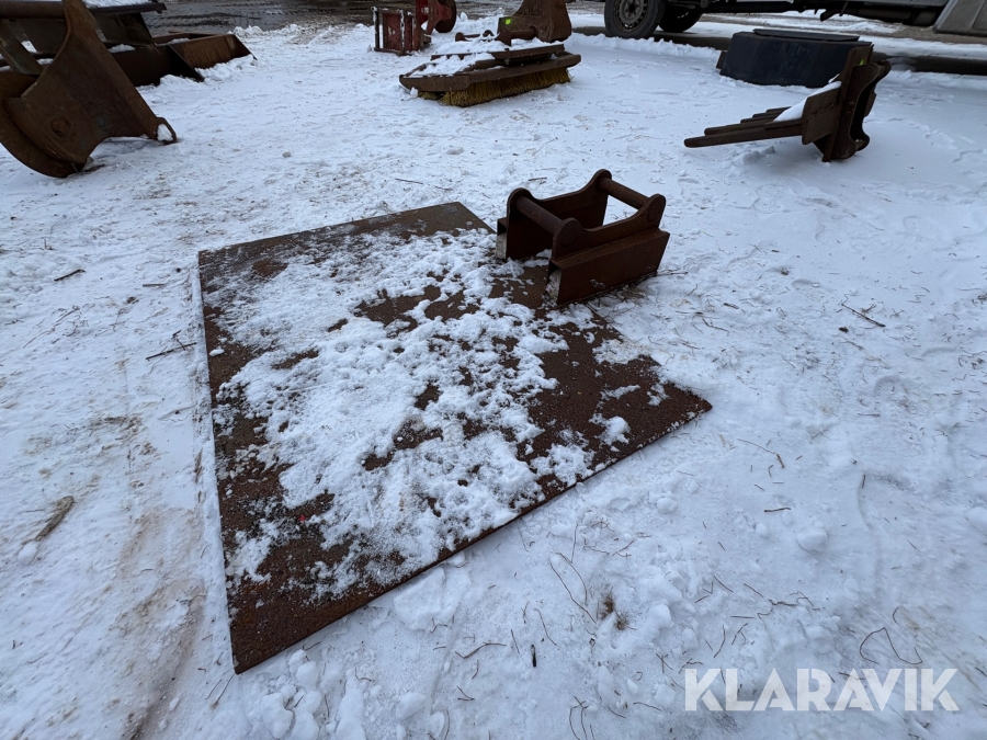 Stålskiva med S40 fäste