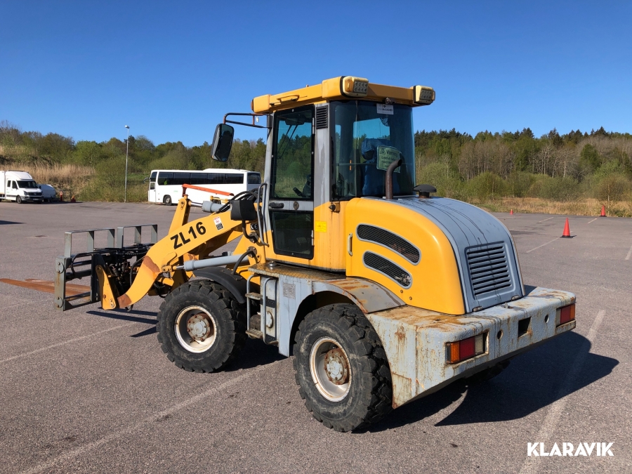 Hjullastare ZL 16 Inkl en mängd redskap