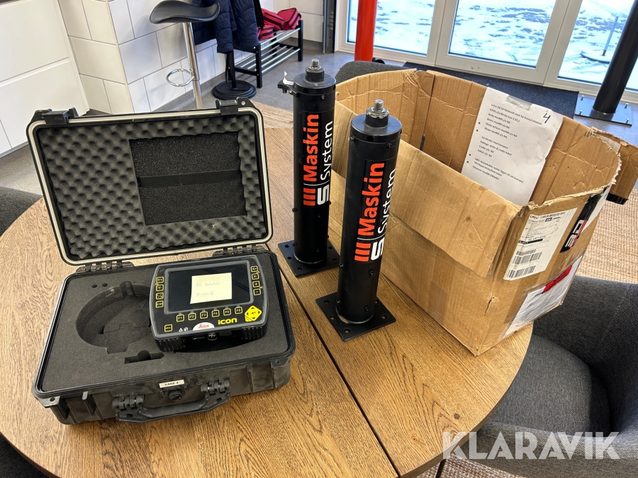 Grävsystem Leica 2D/3D-förberett med 3D licens/rotation