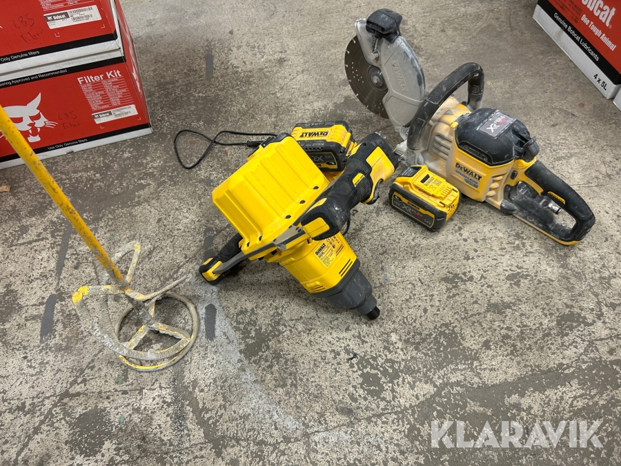 Stenkap och visp Dewalt