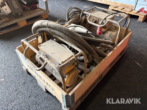 Betongvibrator Atlas Copco 450/60mm 2st