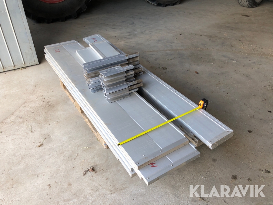 Aluminiumlämmar påsticksmodell för sidolämmar  