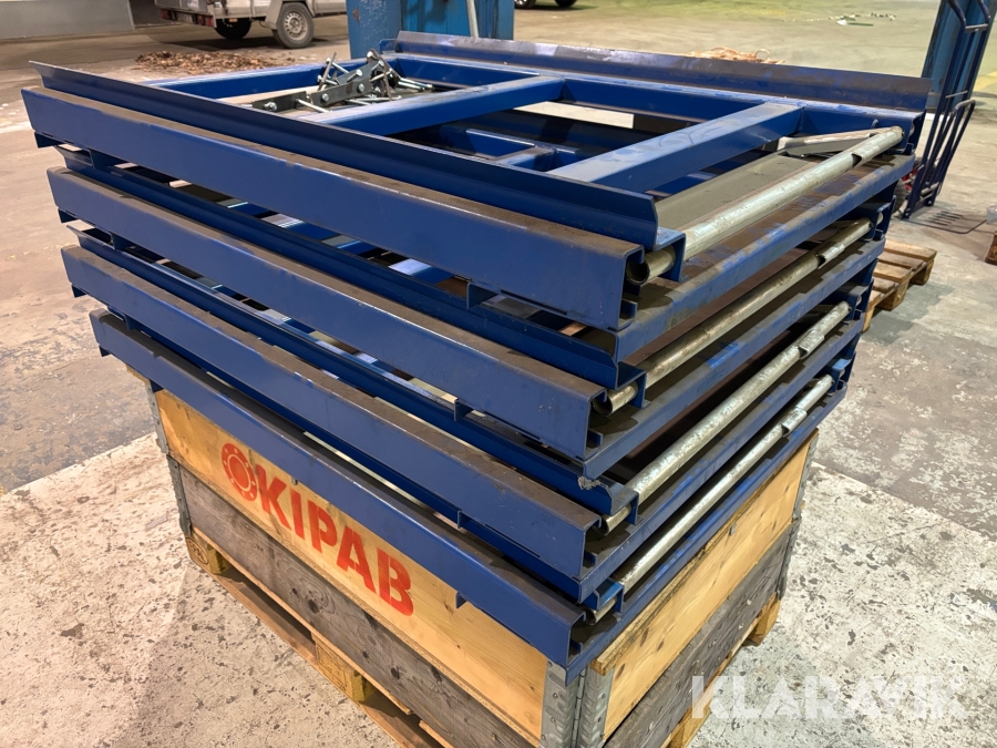 Utdragsenheter till pallställ glidhyllor 4st