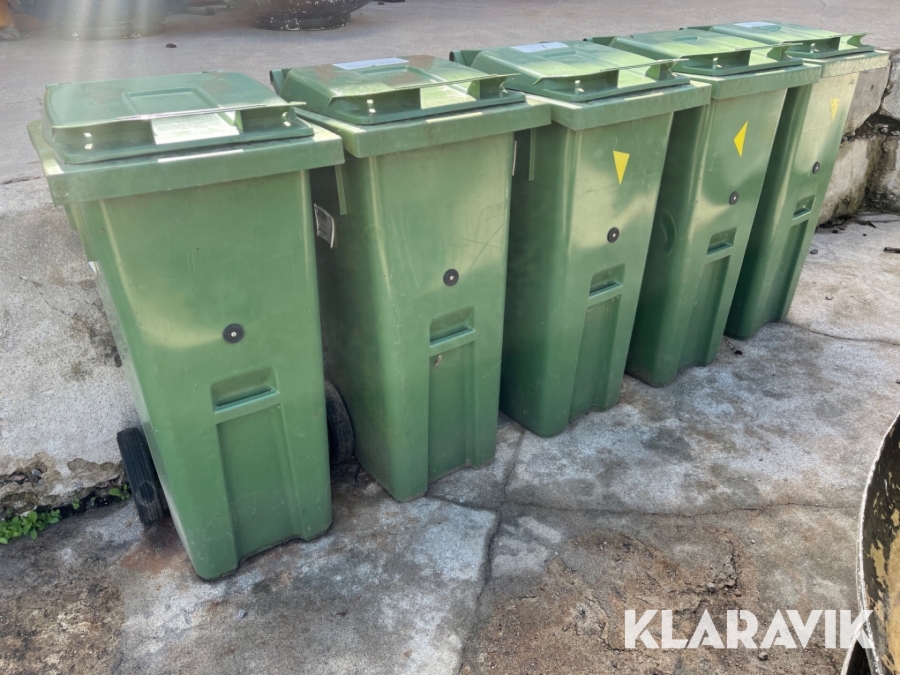 Sopkärl PWS 5st. 140l/s