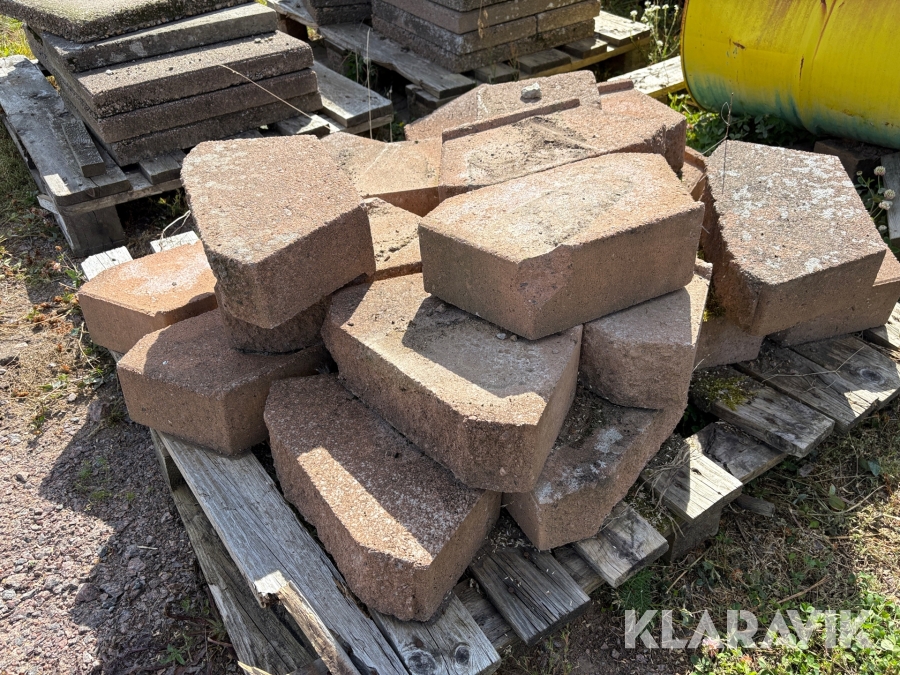 Mursten Röd 1st pall