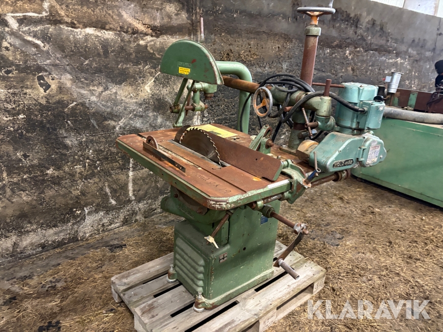 Klyvsåg Waco CD4MP , med matarbord