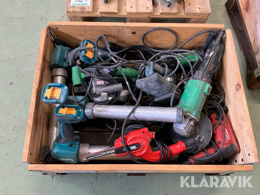 Handverktyg, paket  med 11st