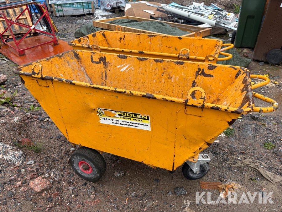 Fodervagn Hörby Bruk F03 med lyftöron 2st