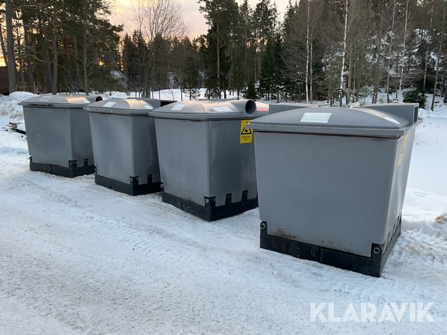 Insamlingskärl  för glas 4st