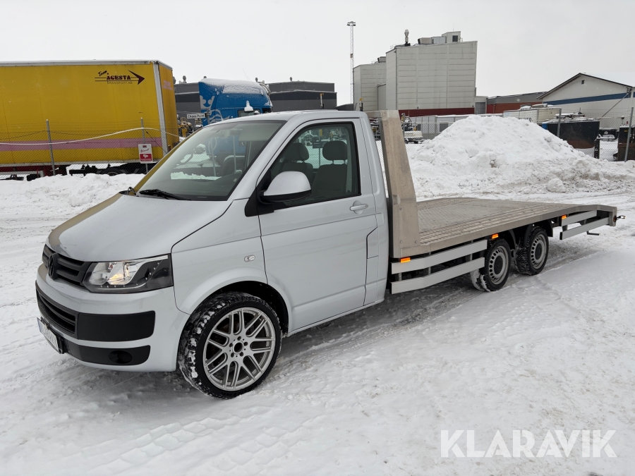 Biltransport Volkswagen Transporter T28 2.5 TDI 10V Automatisk 131 hk med boggi och luftfjädring