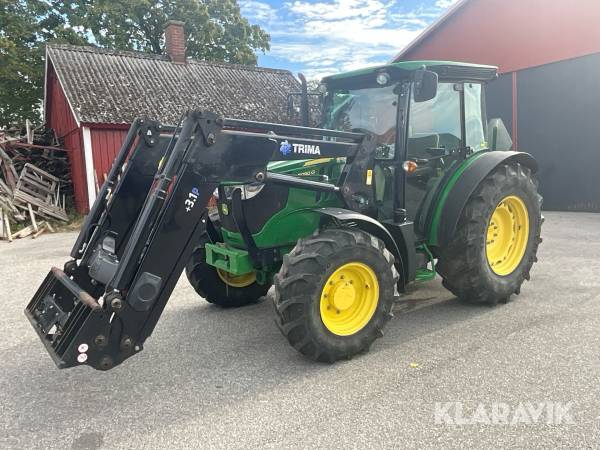 Traktor John Deere 5090G med frontlastare lågbyggd