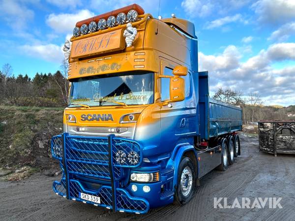 Lastväxlare Scania R580 LB8x4 tipp & krok