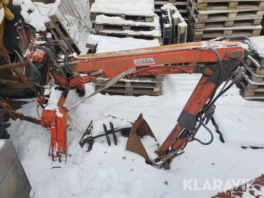 Grävaggregat T.Leon Trepunkt med 2 skopor