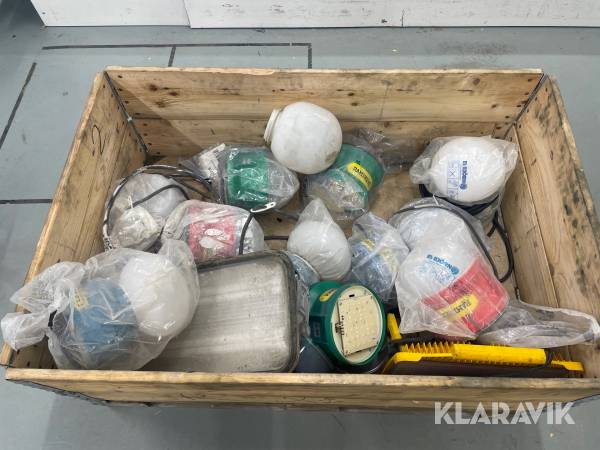 Diverse lampor 12st Garo, Elbjörn, Amiga 48V, 230V