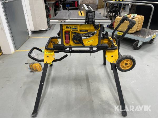 Klyvsåg med sågstativ Dewalt DCS7485, DWE74911-XJ