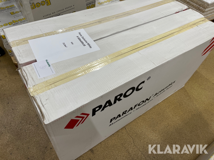 Akustikplattor Paroc Exlusive White, Upplands Väsby, Klaravi