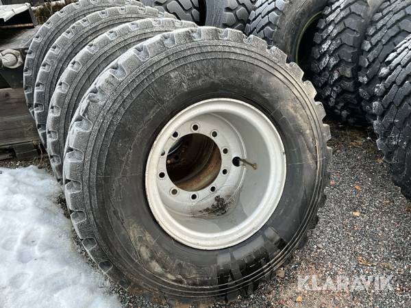 Terränghjul till lastbil Michelin 365/85-20 7st