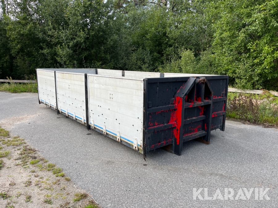 Lastväxlarflak med aluminiumlämmar