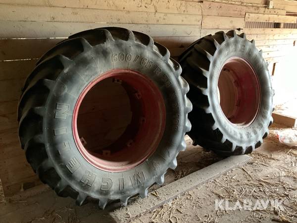 Dubbelmontage Michelin 600/65-34 1par