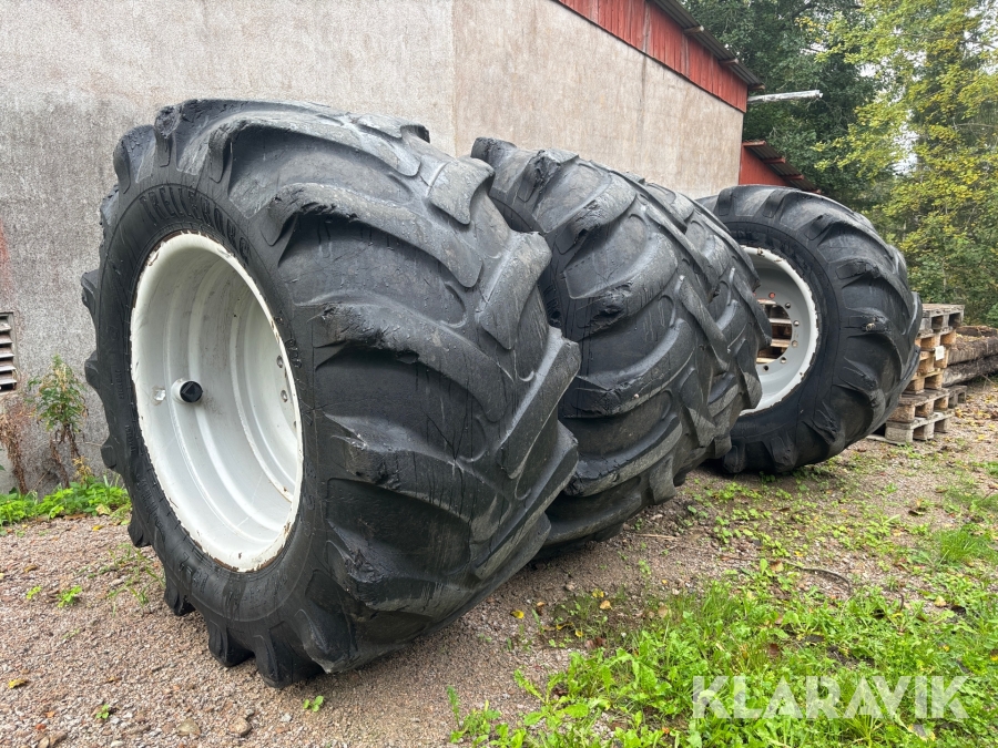 Twinhjul Trelleborg Twin 422 till Huddig 710/55-34