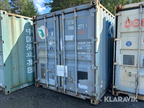 Container 40 fot grå