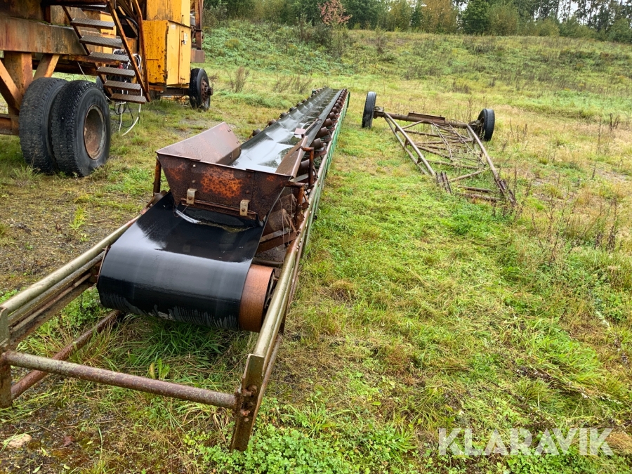 Transportband för sorterverk Vreten 18m
