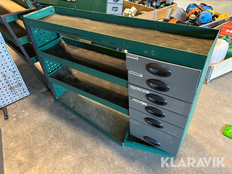 Skåpinredning System Edström 3st