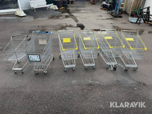 Kundvagnar 6 st