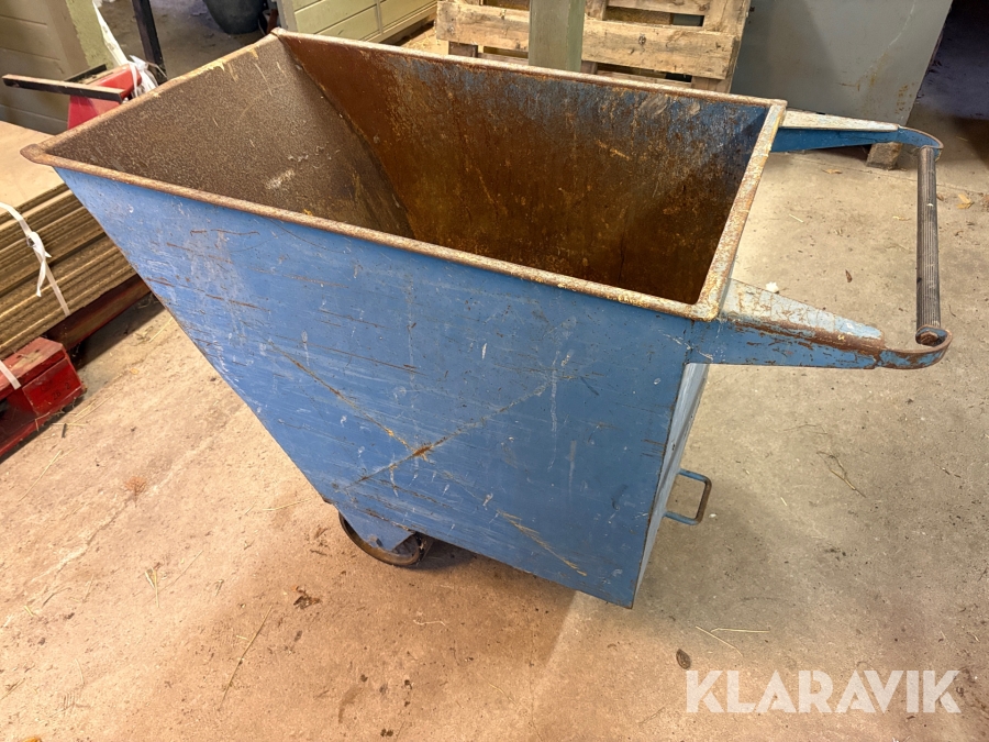 Tippcontainer med hjul