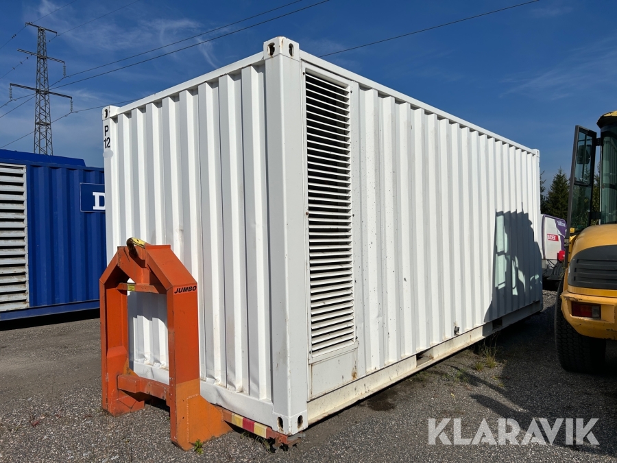 Högtryckspump Hammelmann 20 fots container med lastväxlarram