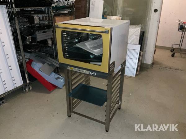 Varmluft/Bake-off/Konvektionsugn Unox XF135 med stativ