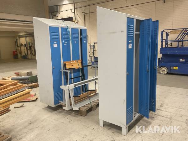 Omklädningsskåp 2st