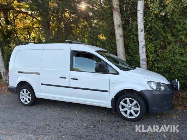 Skåpbil Volkswagen Caddy med verkstadsinredning