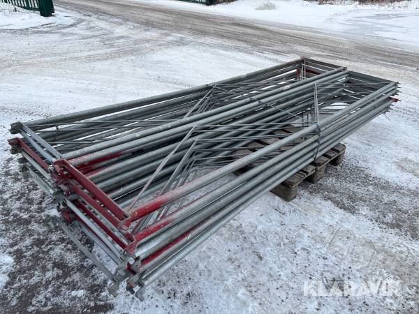 Dubbelräcke till modulställning 20st ringsystem