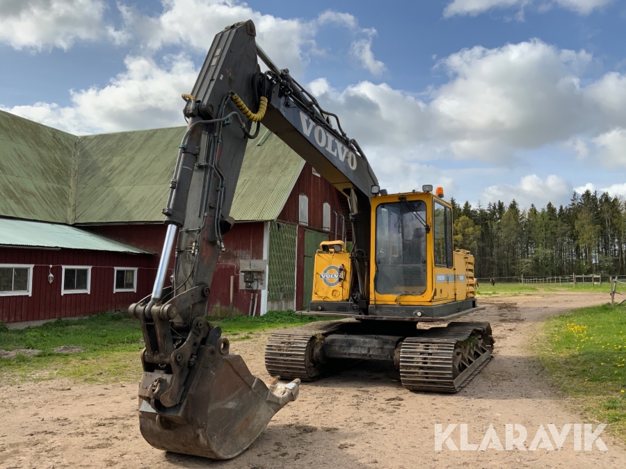 Bandgrävare Åkerman-Volvo H7C med 2 skopor