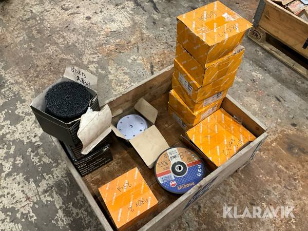 Parti med slip & kapskivor