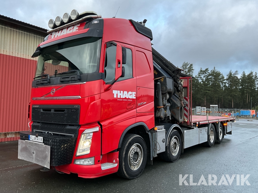 Lastbil med kran Volvo FH 500