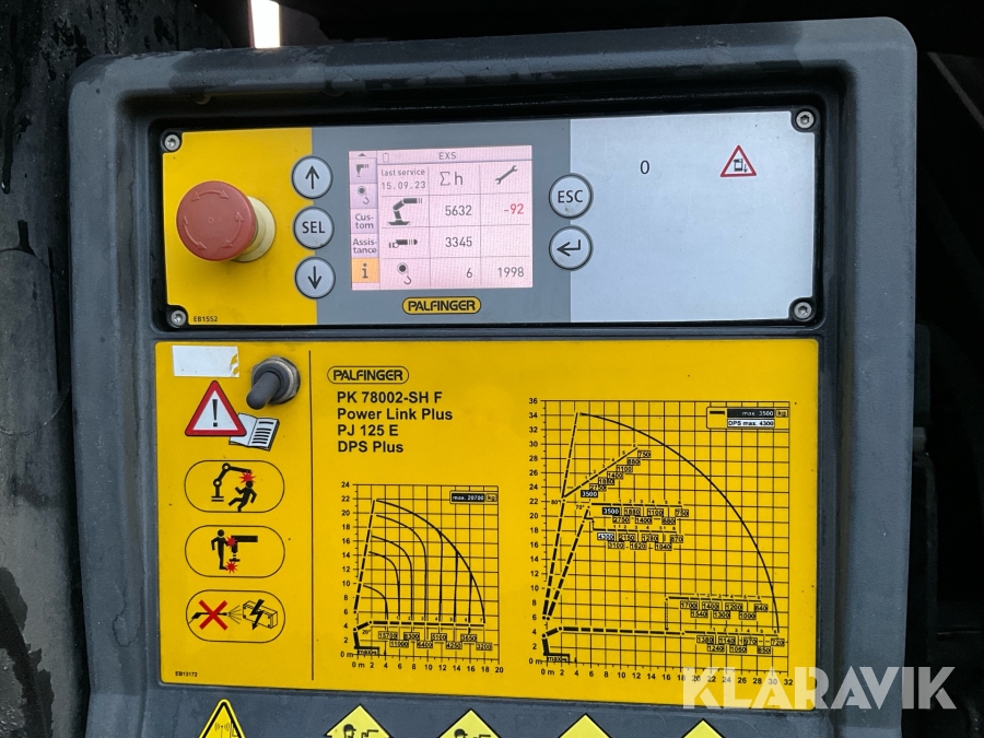 Lastbil med kran Volvo FH 500