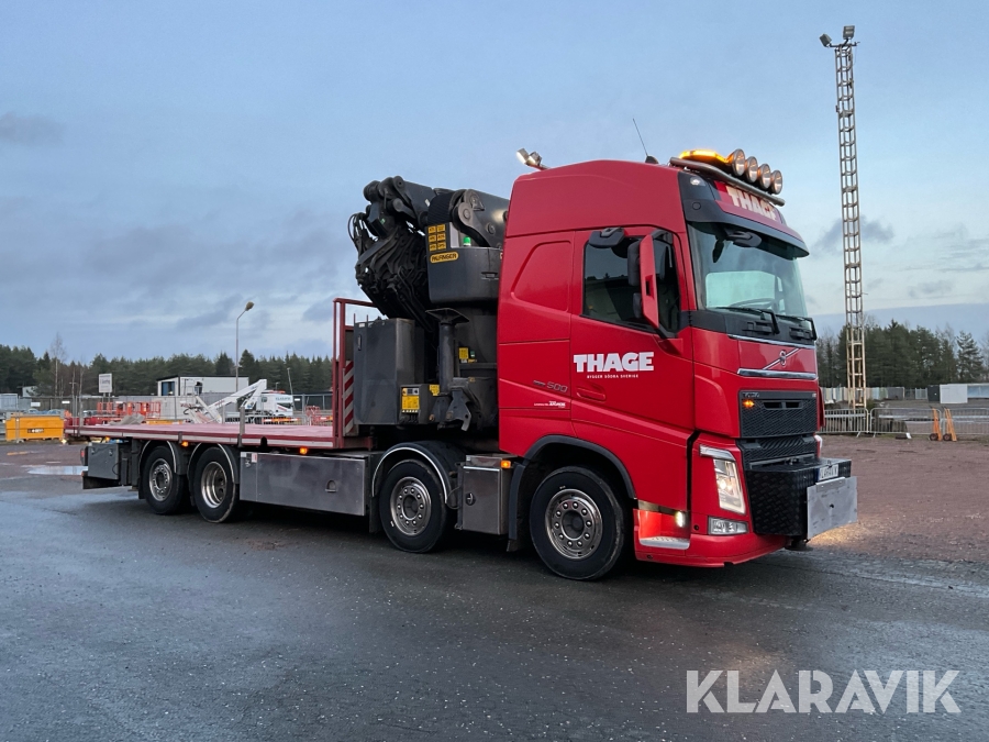 Lastbil med kran Volvo FH 500