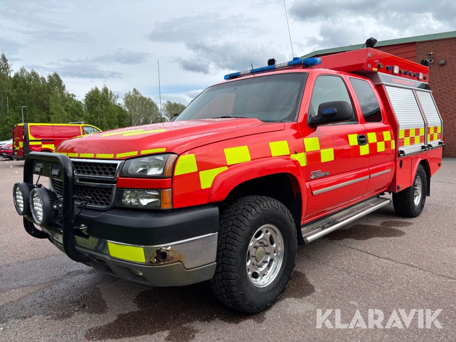 Brandbil Chevrolet Silverado 2500 HD