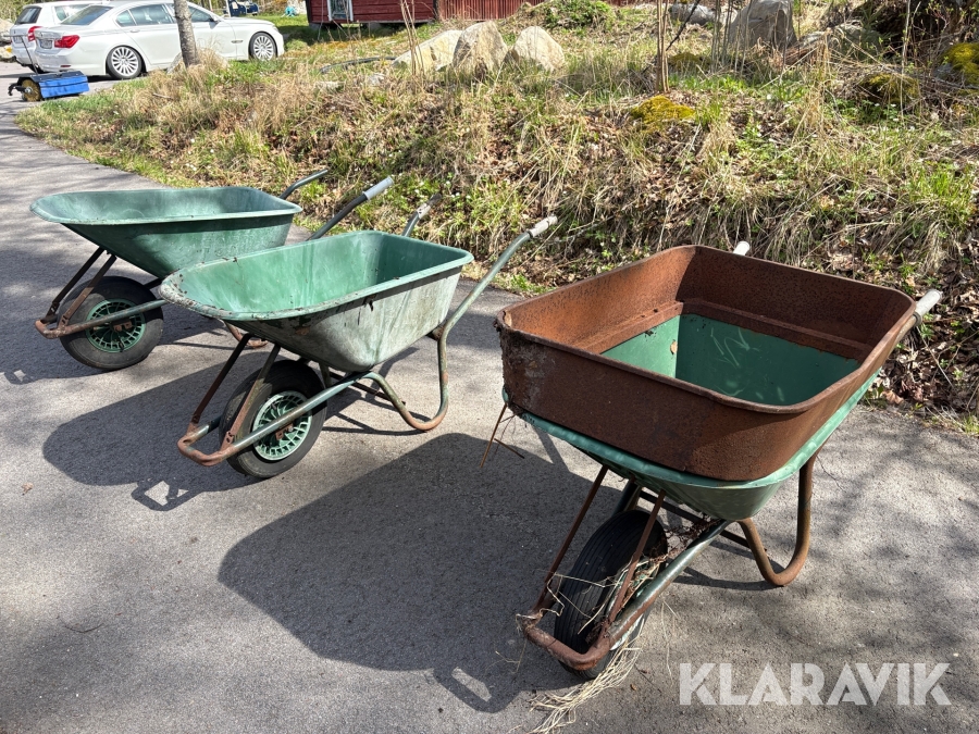 Skottkärror 3 st