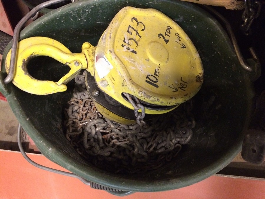 Kättingtalja 2 ton / Lyftblock