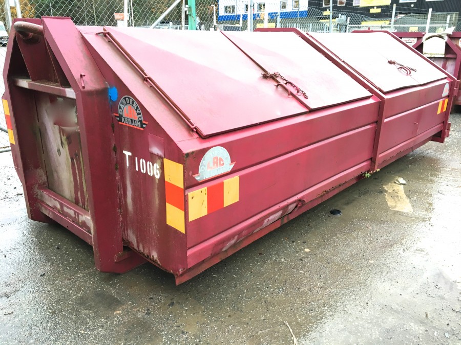 Täckt Container 10 kubik 