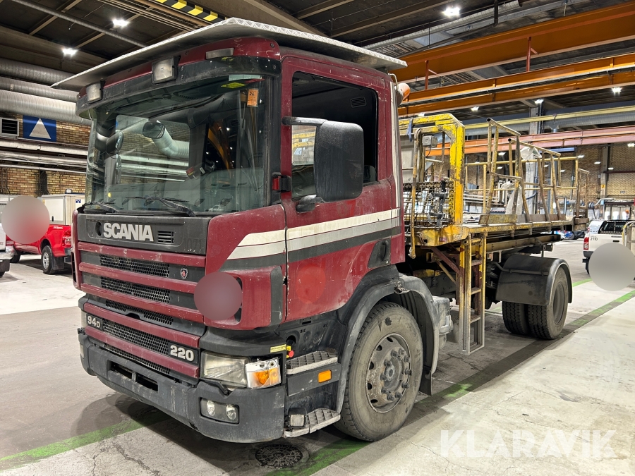 Lastbil Scania P94 DB4X2NZ220 Saxflak
